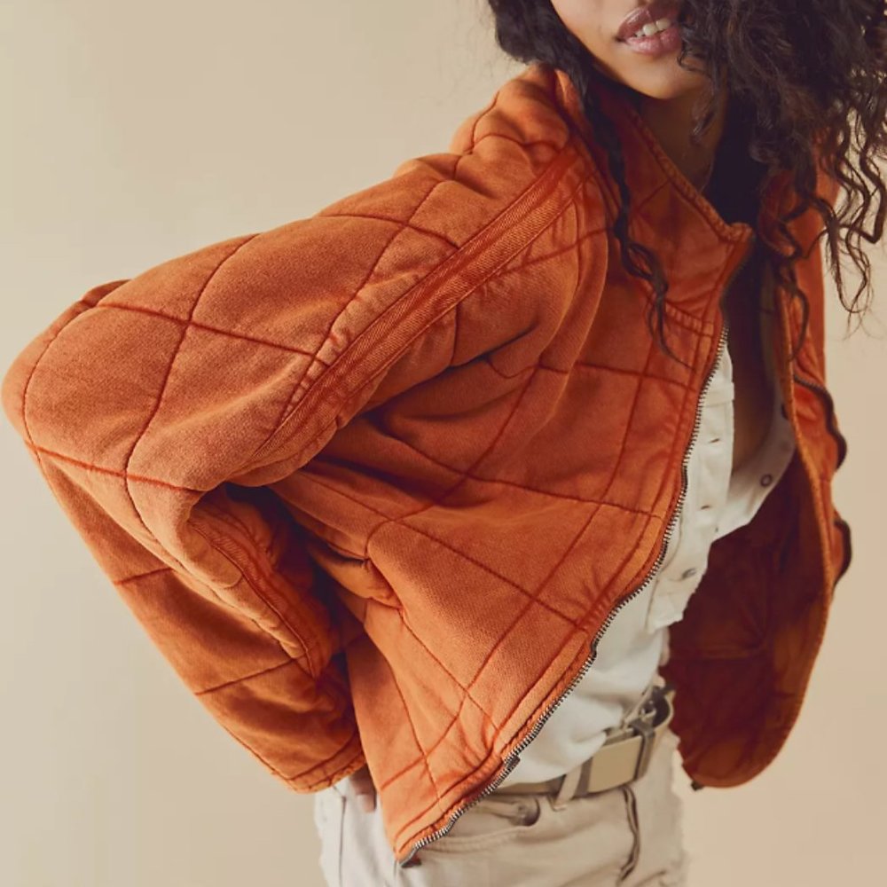 Dolman Quilted Knit Jacket - Free People